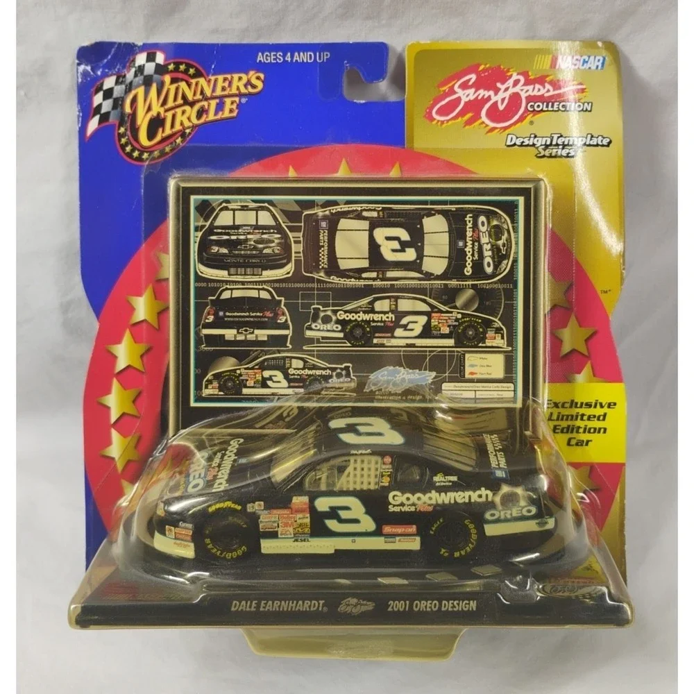 Winners Circle Dale Earnhardt Sr Sam Bass 2001 Oreo Template Series‎ 1:43 New